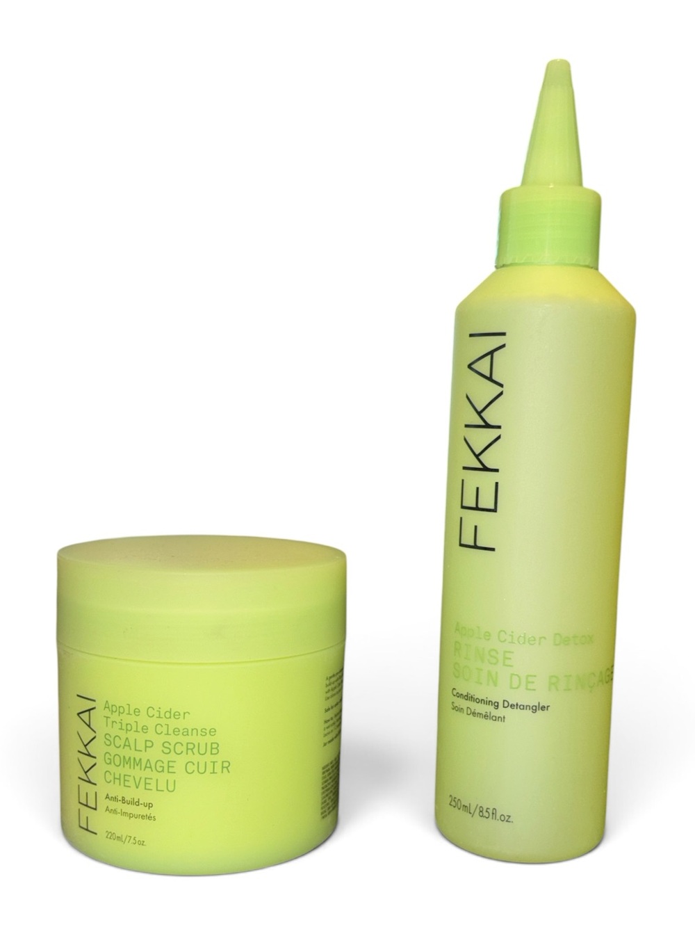 FEKKAI Apple Cider Detox Scalp Scrub & Rinse Bundle